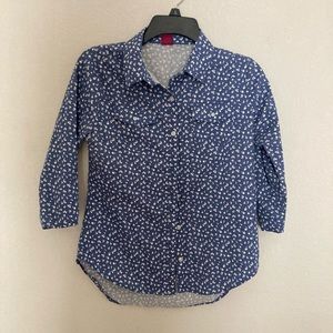 Forever Orchid girls button down shirt